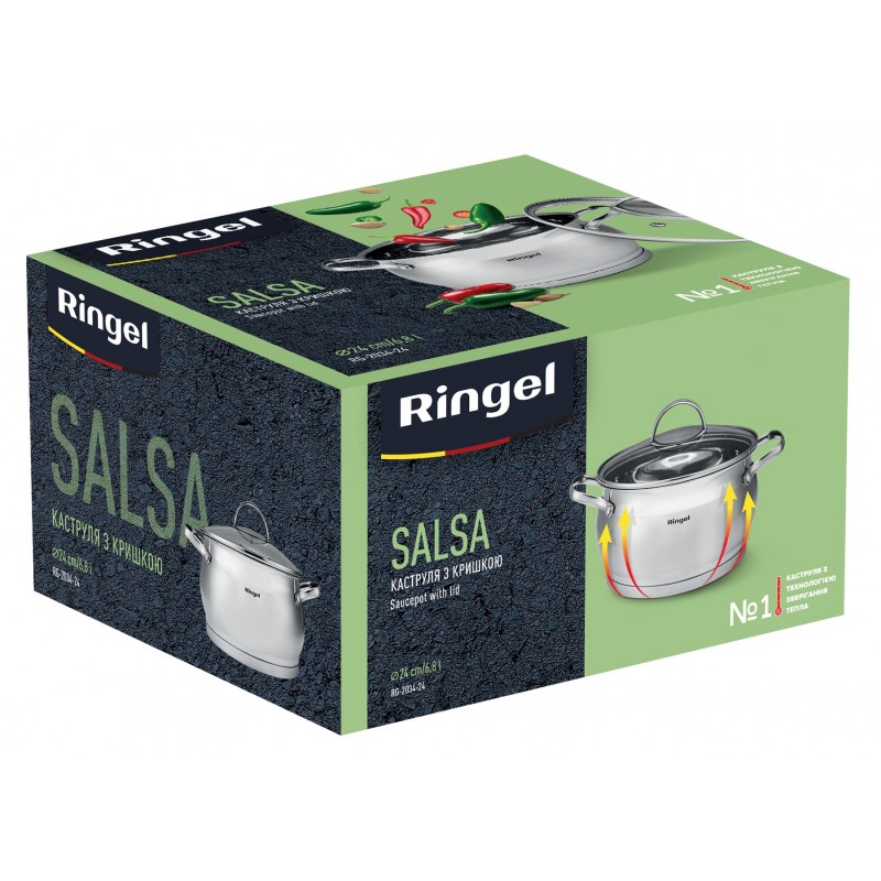 Каструля Ringel Salsa (6.8 л) 24 см  (6990941)