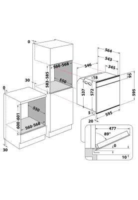 Електрична духова шафа Whirlpool AKZM 8420 IX (6369948)