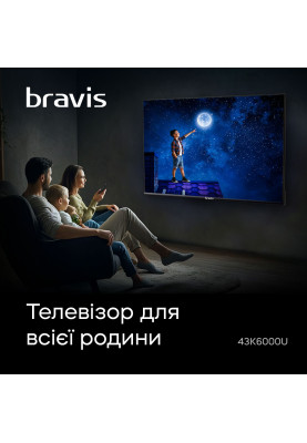 LED-телевізор Bravis 43K6000U  (6999004)