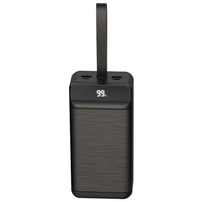 Портативний зарядний пристрій XO PR158 - 50000 mAh 3-Input PD20W + QC22.5W with light Black (7005548)