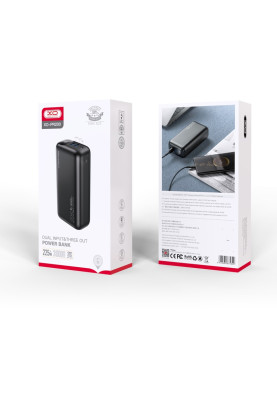 Портативний зарядний пристрій XO PR200 - 30000 mAh PD20W + QC22.5W Black (7005549)