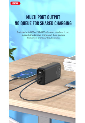 Портативний зарядний пристрій XO PR200 - 30000 mAh PD20W + QC22.5W Black (7005549)