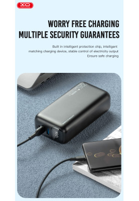 Портативний зарядний пристрій XO PR200 - 30000 mAh PD20W + QC22.5W Black (7005549)