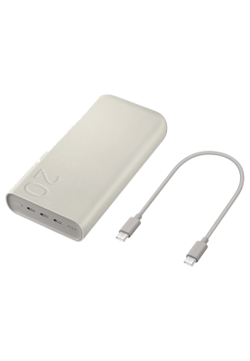 Портативний зарядний пристрій Samsung Battery Pack 20000mAh 45W (EB-P4520XUEGEU) Beige (7058667)