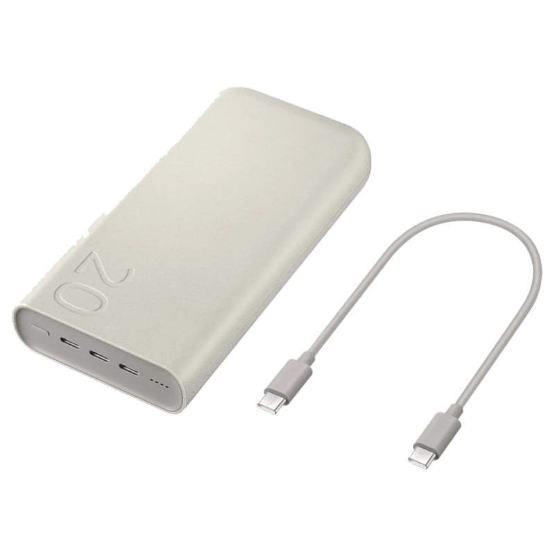Портативний зарядний пристрій Samsung Battery Pack 20000mAh 45W (EB-P4520XUEGEU) Beige (7058667)
