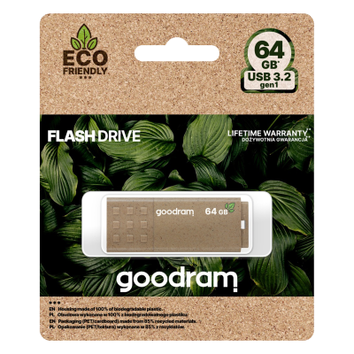 Flash Drive Goodram UME3 64GB USB3.0 Eco Friendly (UME3-0640EFR11) (6811061) Flash Drive Goodram UME3 64GB USB3.0 Eco Friendly (UME3-0640EFR11) (6811061)