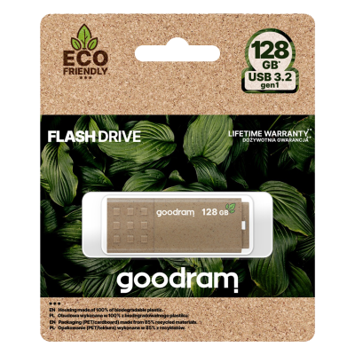 Flash Drive Goodram UME3 128GB USB 3.0 Eco Friendly (UME3-1280EFR11) (6820917) Flash Drive Goodram UME3 128GB USB 3.0 Eco Friendly (UME3-1280EFR11) (6820917)