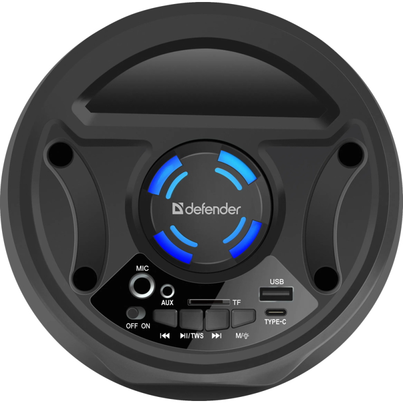 Портативна акустика Defender G70 12Вт, Black (65171)  (7063513)