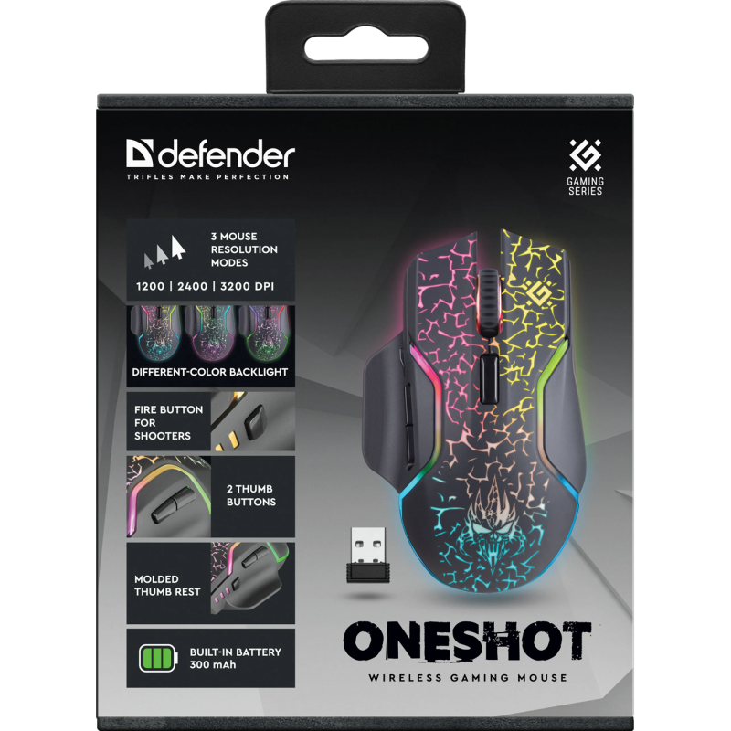 Миша Defender Oneshot GM-067 (52067)  (6944127)