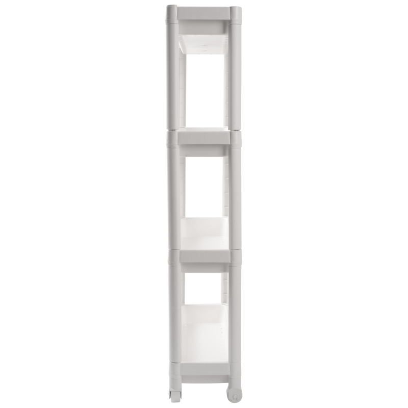 Етажерка 4-х ярусна Violet House 6014 Long Shelf WHITE 54х18х91 см  (7040715)