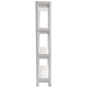 Етажерка 4-х ярусна Violet House 6014 Long Shelf WHITE 54х18х91 см  (7040715)