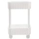 Етажерка 2-х ярусна Violet House 6021 Honeycomb WHITE 17х27х43 см (7040719)