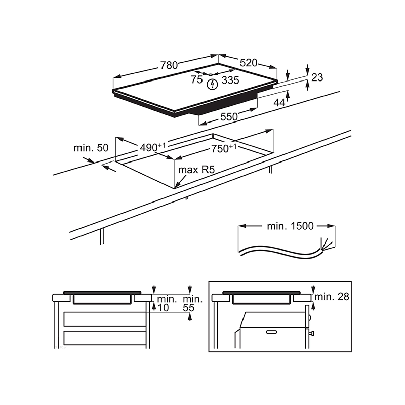 Електрична варильна поверхня Electrolux EIS82453  (7058990)