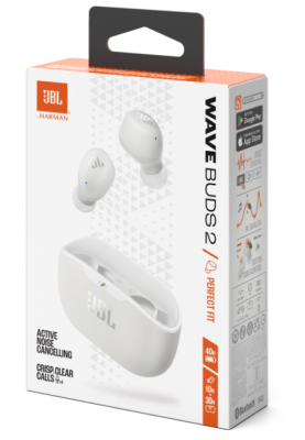 Гарнітура JBL WAVE BUDS 2 White (JBLWBUDS2WHT)  (7065568)