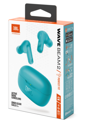 Гарнітура JBL WAVE BEAM 2 Blue (JBLWBEAM2BLU)  (7065570)