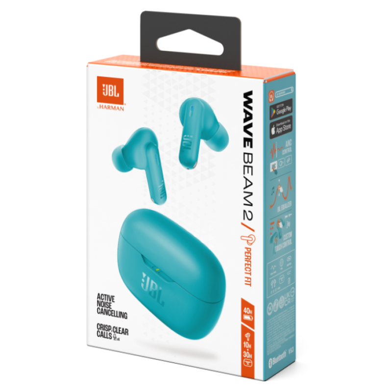 Гарнітура JBL WAVE BEAM 2 Blue (JBLWBEAM2BLU)  (7065570)