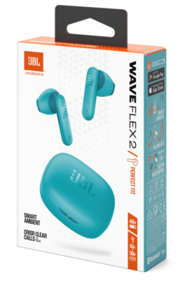 Гарнітура JBL WAVE FLEX 2 Blue (JBLWFLEX2BLU)  (7065574)