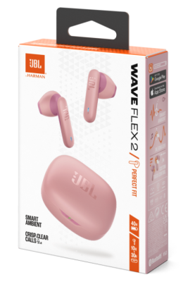 Гарнітура JBL WAVE FLEX 2 Pink (JBLWFLEX2PIK)  (7065575)