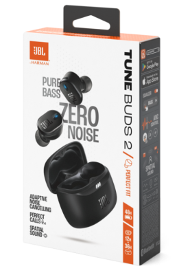 Гарнітура JBL TUNE BUDS 2 Black (JBLTBUDS2BLK)  (7065577)