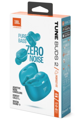 Гарнітура JBL TUNE BUDS 2 Turquoise (JBLTBUDS2TQE)  (7065578)