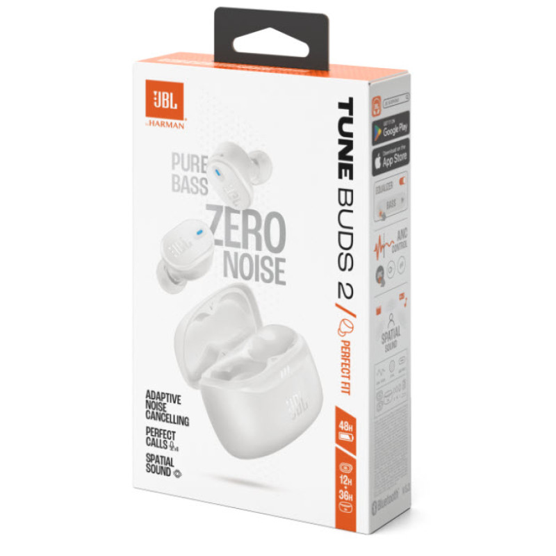Гарнітура JBL TUNE BUDS 2 White (JBLTBUDS2WHT)  (7065579)
