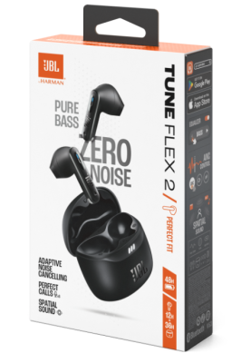 Гарнітура JBL TUNE FLEX 2 Black (JBLTFLEX2BLK)  (7065583)