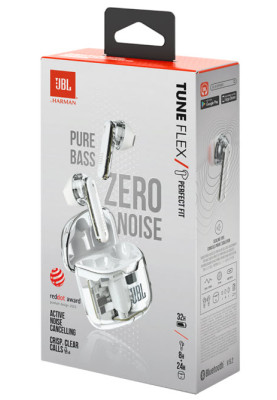 Гарнітура JBL TUNE FLEX 2 Ghost White (JBLTFLEX2GWHT)  (7065588)