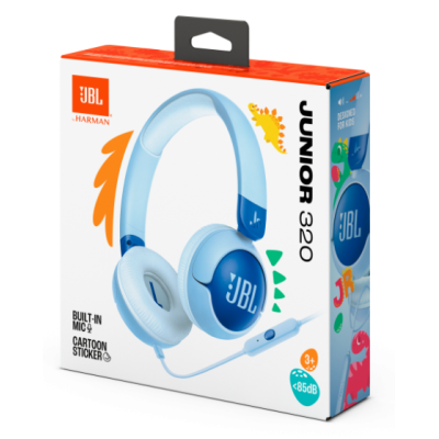 Гарнітура JBL JR320 Blue (JBLJR320BLU)  (7065591)