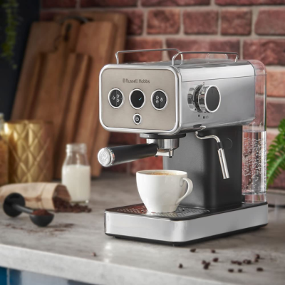 Кавоварка еспрессо Russell Hobbs 26452-56 Distinctions Titanium (6899417)