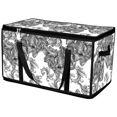 Кошик Idea Home DB-28 Anthracite Flowers 60x30x30 см  (7058560)
