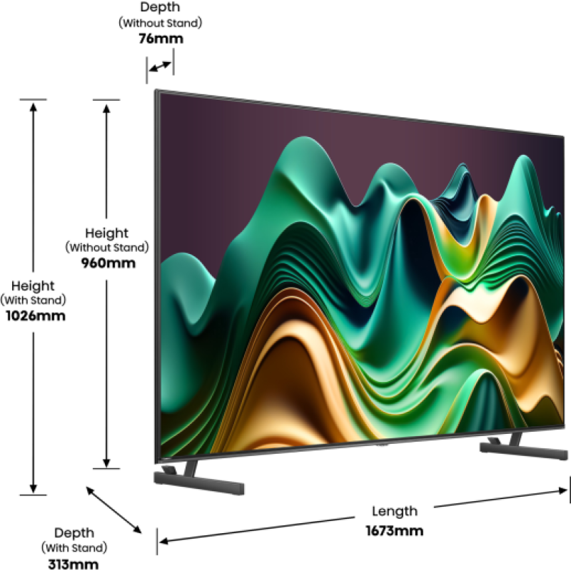 LED-телевізор Hisense 75U6NQ (7063902)