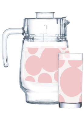 Набір Luminarc Orya White&Pink, 7 предметів (7057821)