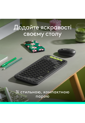 IT набір Logitech Pop Icon Combo Graphite (L920-013156) (7031714)