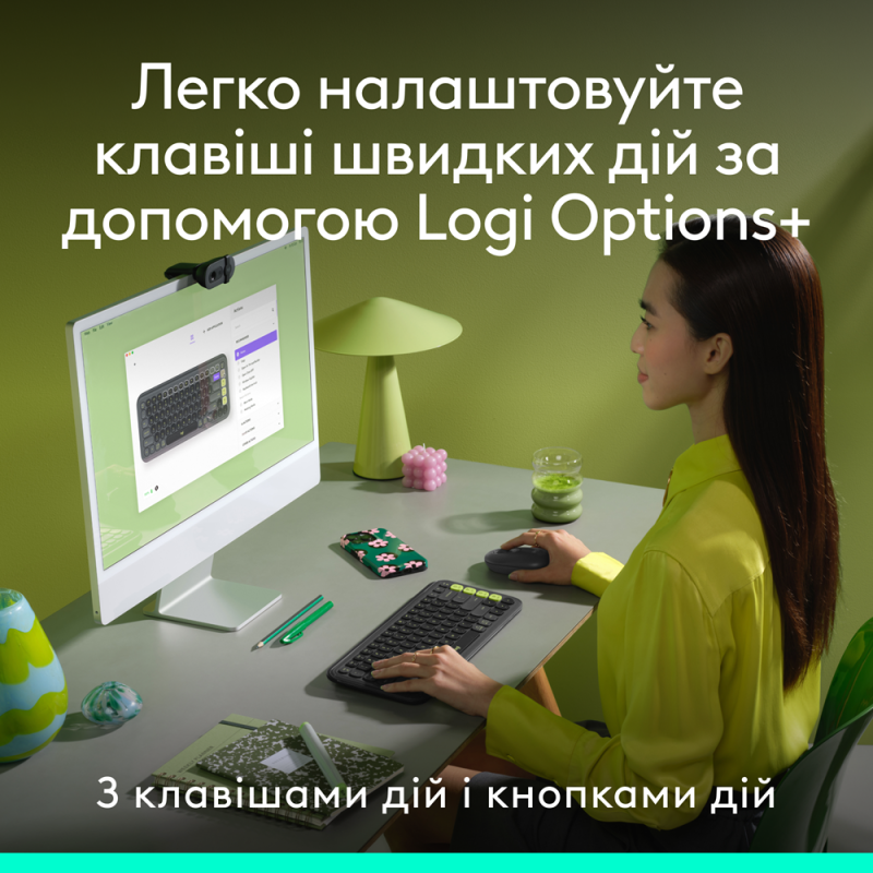 IT набір Logitech Pop Icon Combo Graphite (L920-013156) (7031714)