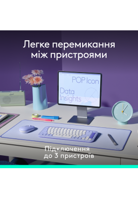 IT набір Logitech Pop Icon Combo Graphite (L920-013156) (7031714)