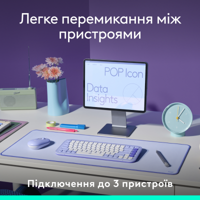 Клавіатура Logitech POP Icon Keys Graphite UKR (L920-013157) (7031715) Клавіатура Logitech POP Icon Keys Graphite UKR (L920-013157) (7031715)