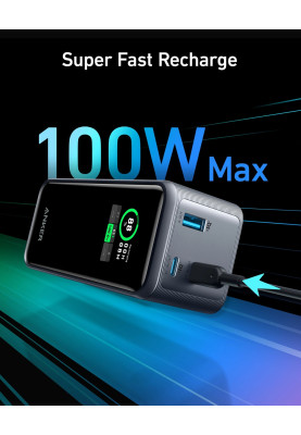 Портативний зарядний пристрій Anker Prime - 20000 mAh 200W PD Black (6962724)