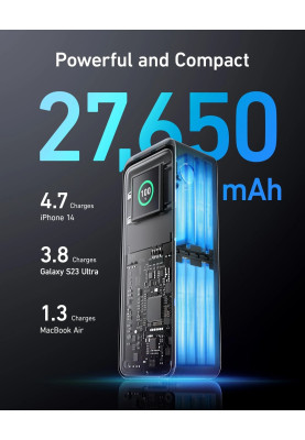 Портативний зарядний пристрій Anker Prime - 27650 mAh 250W PD Black (6962725)