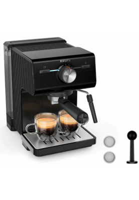 Кавоварка еспресо Krups XP381810 OPIO BLK (7076115)