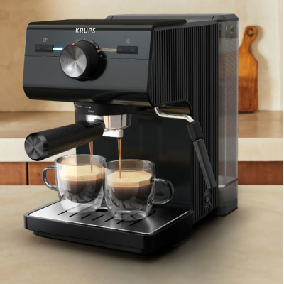 Кофеварка еспресо Krups XP381810 OPIO BLK (7076115)