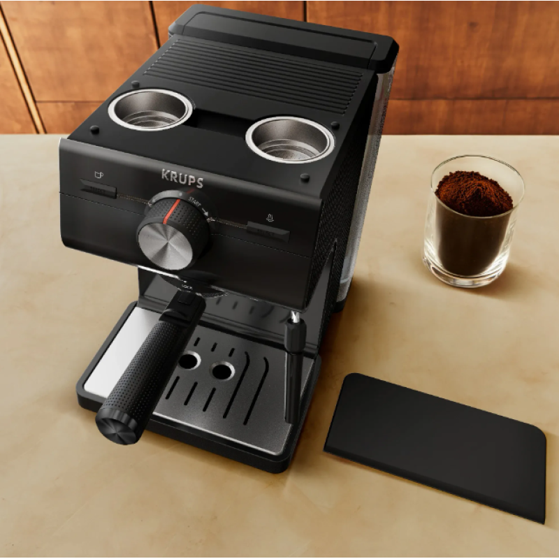 Кавоварка еспресо Krups XP381810 OPIO BLK (7076115)