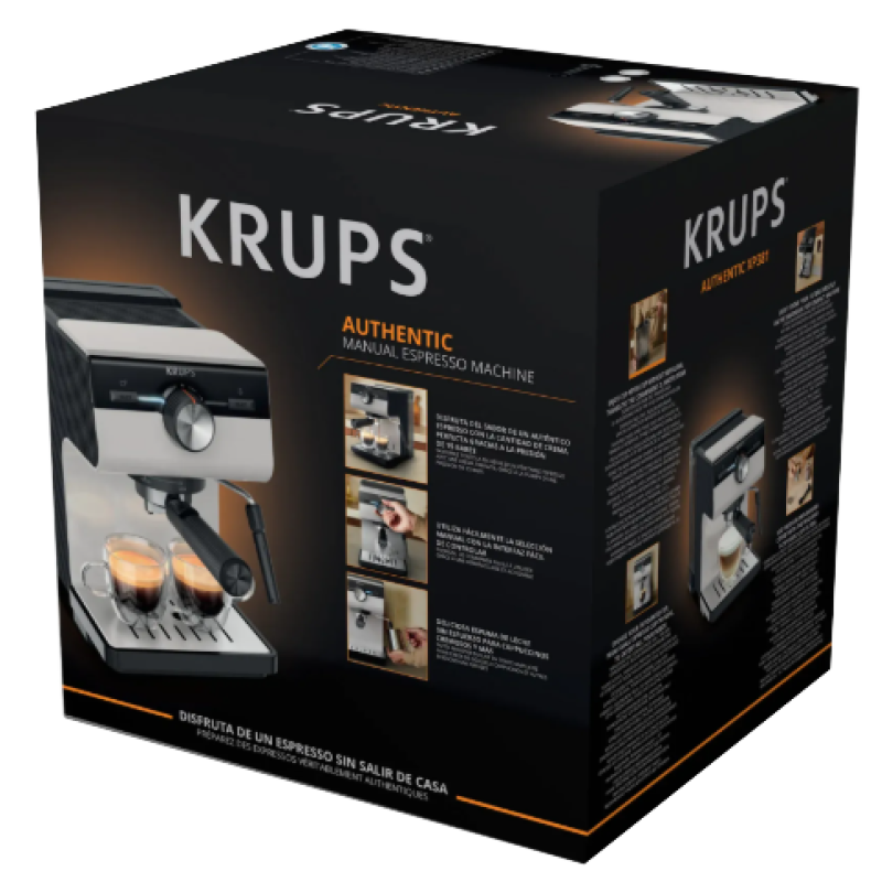 Кавоварка еспресо Krups XP381810 OPIO GREY (7076116)