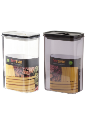 Контейнер HEREVIN Canister-Vacuum Lid-White-Black 2.5 л (161189-000) (7077945)
