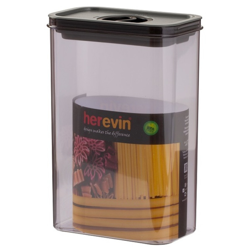 Контейнер HEREVIN Canister-Vacuum Lid-White-Black 2.5 л (161189-000) (7077945)