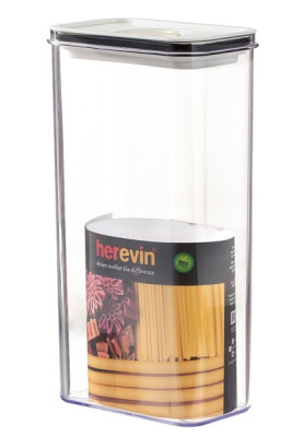 Контейнер HEREVIN Canister-Vacuum Lid-White-Black 3 л (161194-000) (7077946)