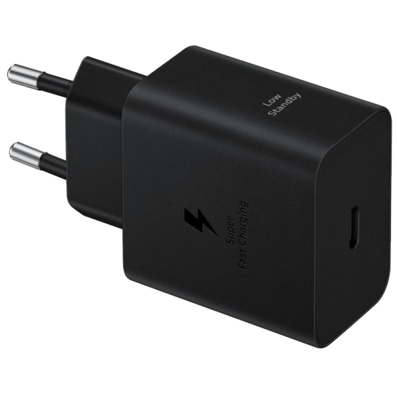 Мережевий зарядний пристрій Samsung 45W Compact Power Adapter EP-T4511NBEGEU Black (7078293)