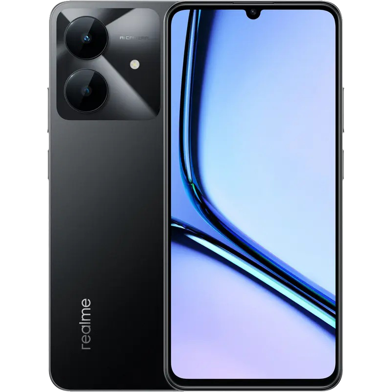 Смартфон Realme Note 60X 3/64Gb Marble Black (7077257)