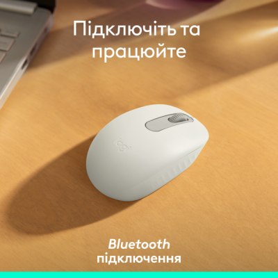 Миша Logitech M196 Bluetooth Off White (L910-007460) (7031696) Миша Logitech M196 Bluetooth Off White (L910-007460) (7031696)