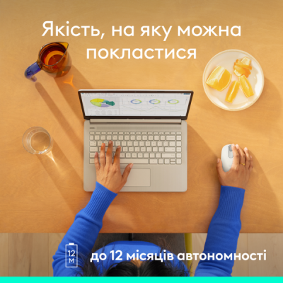 Миша Logitech M196 Bluetooth Off White (L910-007460) (7031696) Миша Logitech M196 Bluetooth Off White (L910-007460) (7031696)