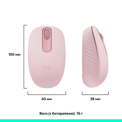Миша Logitech M196 Bluetooth Rose (L910-007461) (7031697) Миша Logitech M196 Bluetooth Rose (L910-007461) (7031697)